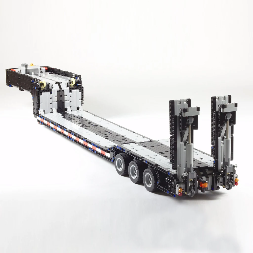 

Compatible with LEGO Custom RC Low Loader and Ramp CB Series Building Block Trailer Board Educational Toy