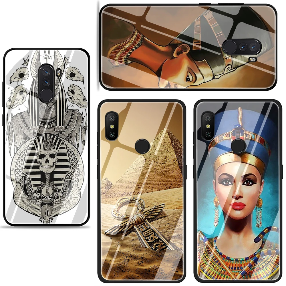 Чехол для телефона Egypt Nefertiti Anubis AnkhTempered чехол из закаленного стекла Xiaomi Mi 8 9 A1 5X A2 6X