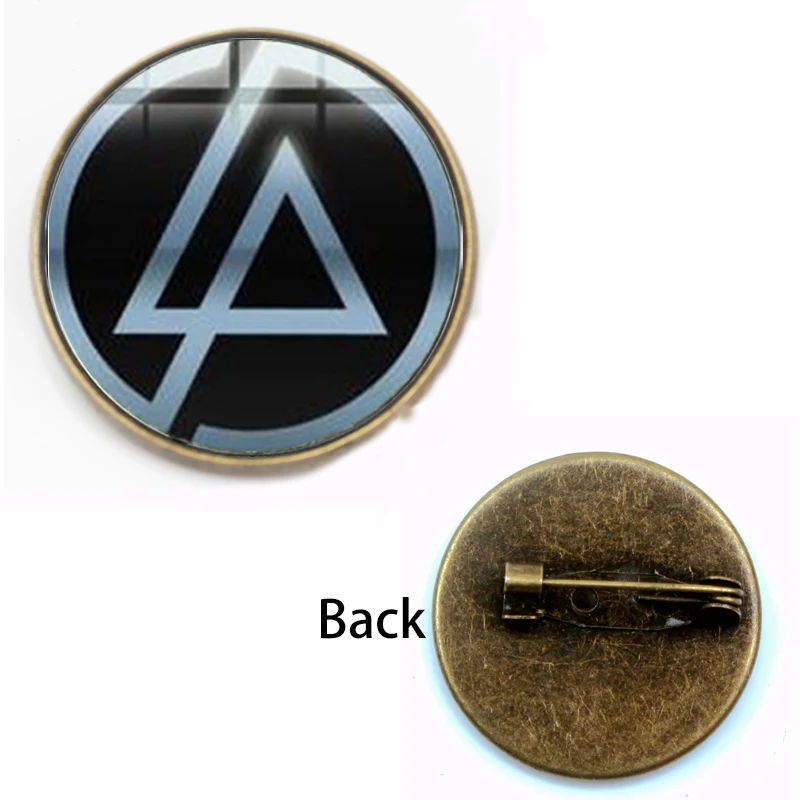 7 Новая Винтажная брошь Linkin Park, браслеты с логотипом, Честерз Беннингтон, античная бронза с покрытием, для мужчин и женщин,, ювелирный сувенирный подарок - Окраска металла: 7