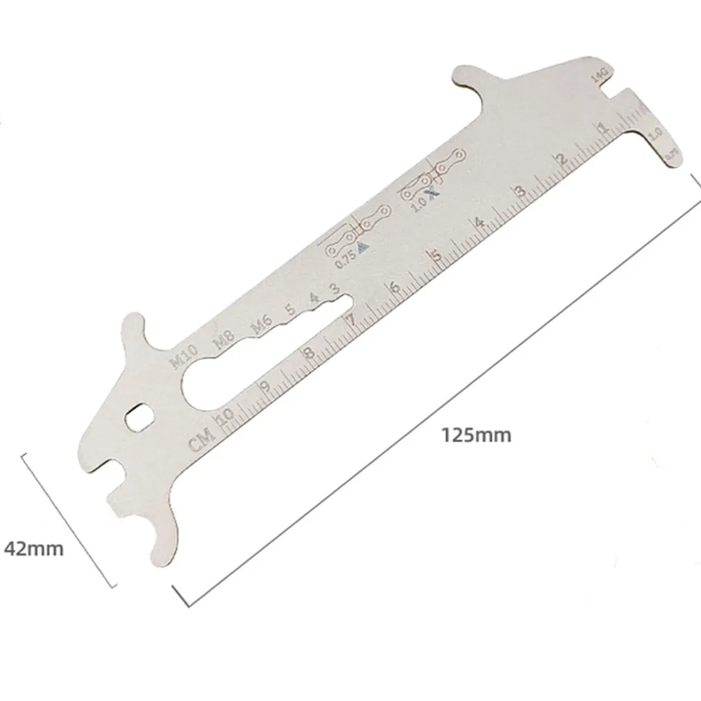 Линейка для ремонта велосипедной цепи 7 в 1 инструмент проверки износа индикатор