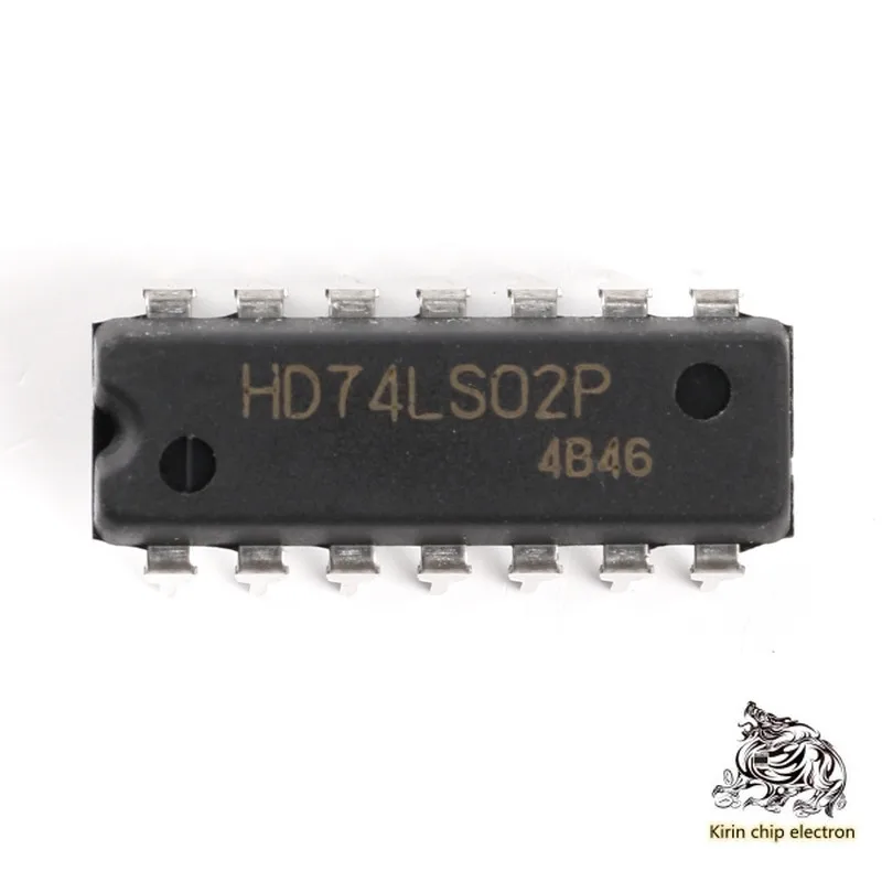 Чип HD74LS02P dip-14 10 шт./лот 2 входа четыре или без ворот логические ворота HD74LS02 |