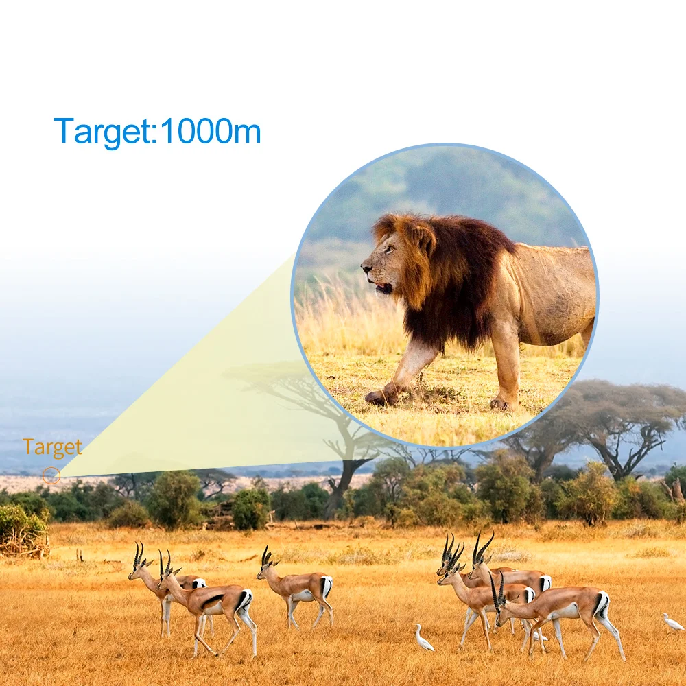 Профессиональный 10-кратный телефон немецкий качественный HD-телескоп для охоты