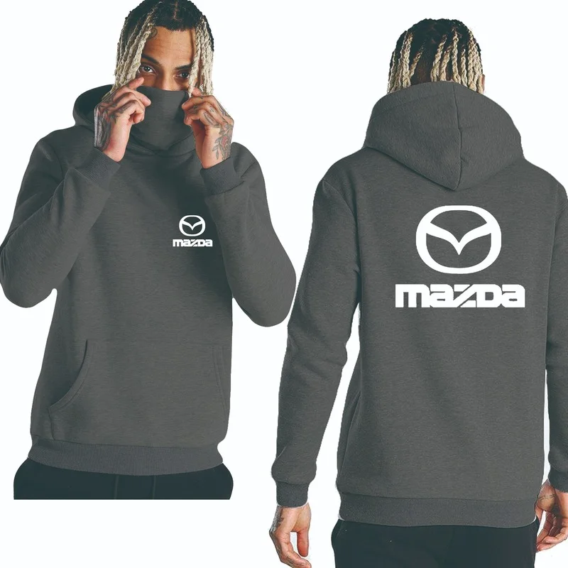 

2021NEW Spring Autumn Men's Hoodie Cotton wool hoodie Mazda Car printing high quality Pure cotton Harajuku Men's sweatshirt