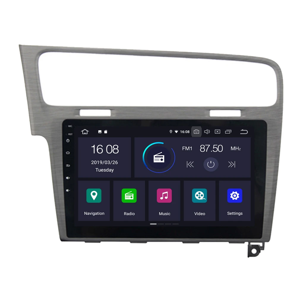 Для VW Golf 7 MK7 VII 2013 2014 2015 2016 Android 9 0 автомобильное радио стерео GPS навигация Navi медиа