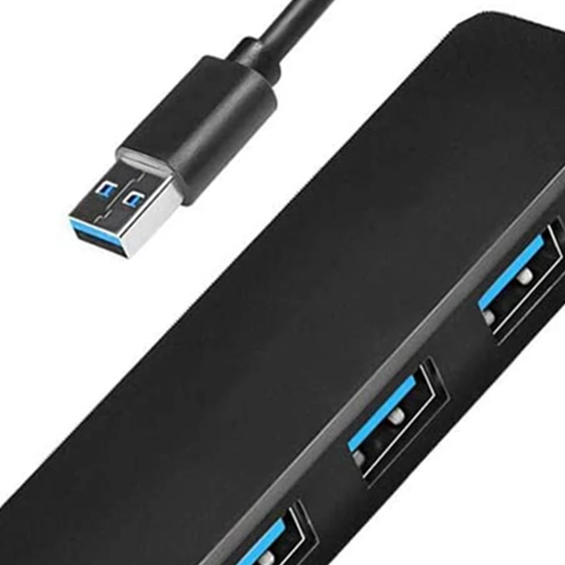 

USB3.0HUB 4-Port 3.0 Hub, One-To-Four Extender, High-Speed Transmission, Rectangular Splitter