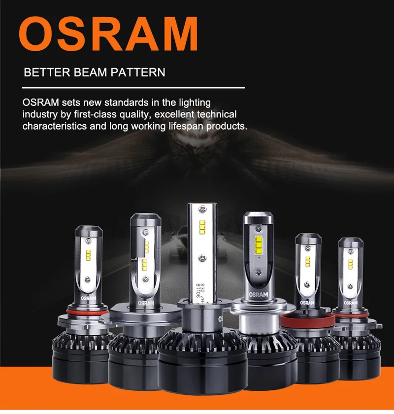 Лампа Ксеноновая OSRAM СВЕТОДИОДНЫЙ H1 H4 H7 H8 H11 H16 H1R2 HB2 HB3 HB4 9003 9005 9006 9012 фар автомобиля 12V светодиодный расклинивающий HL 6000K светодиодный авто лампы(двойная