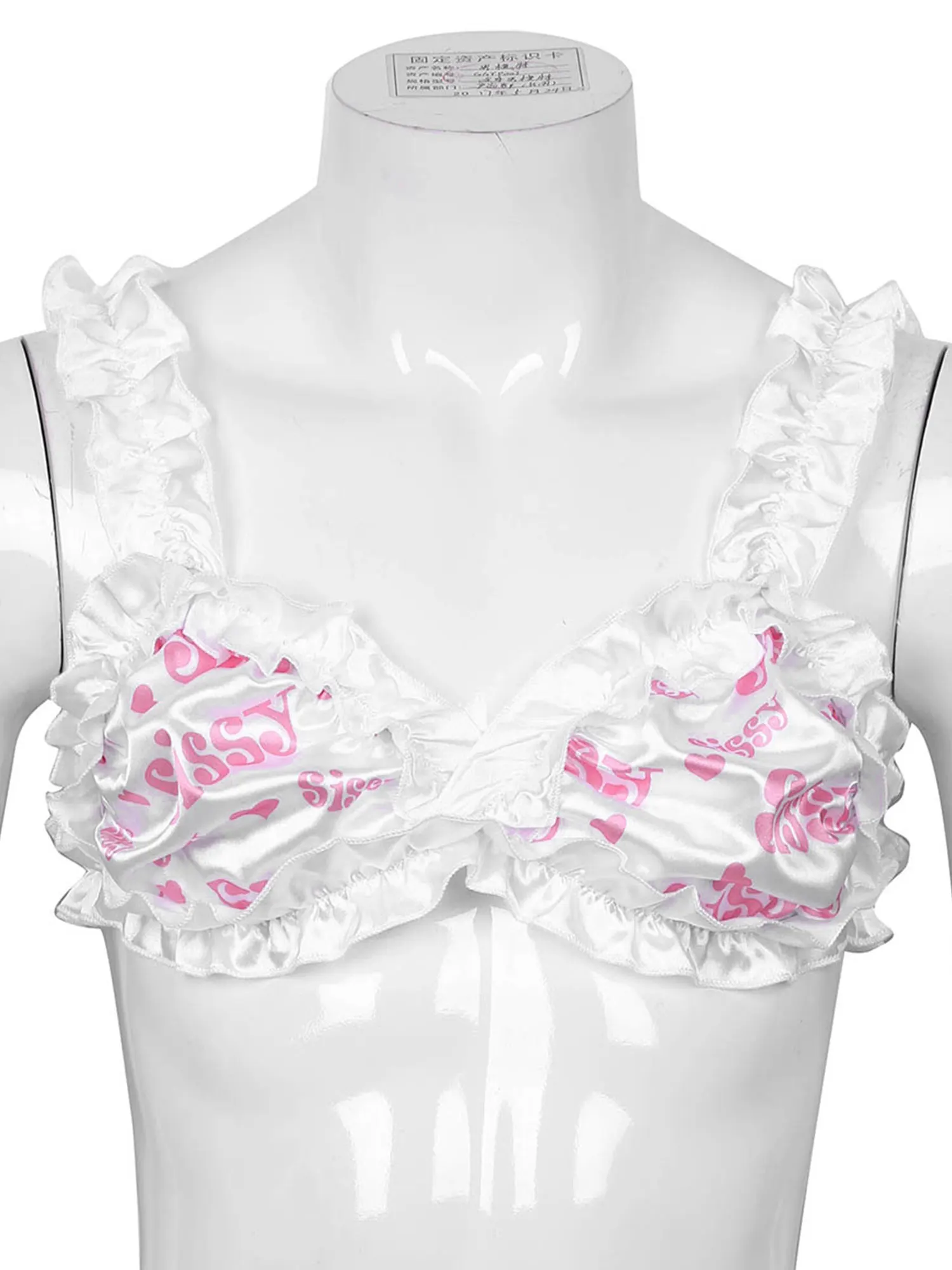 M-XXL Новое сексуальное мужское нижнее белье Sissy костюмы без косточек бюстгальтер
