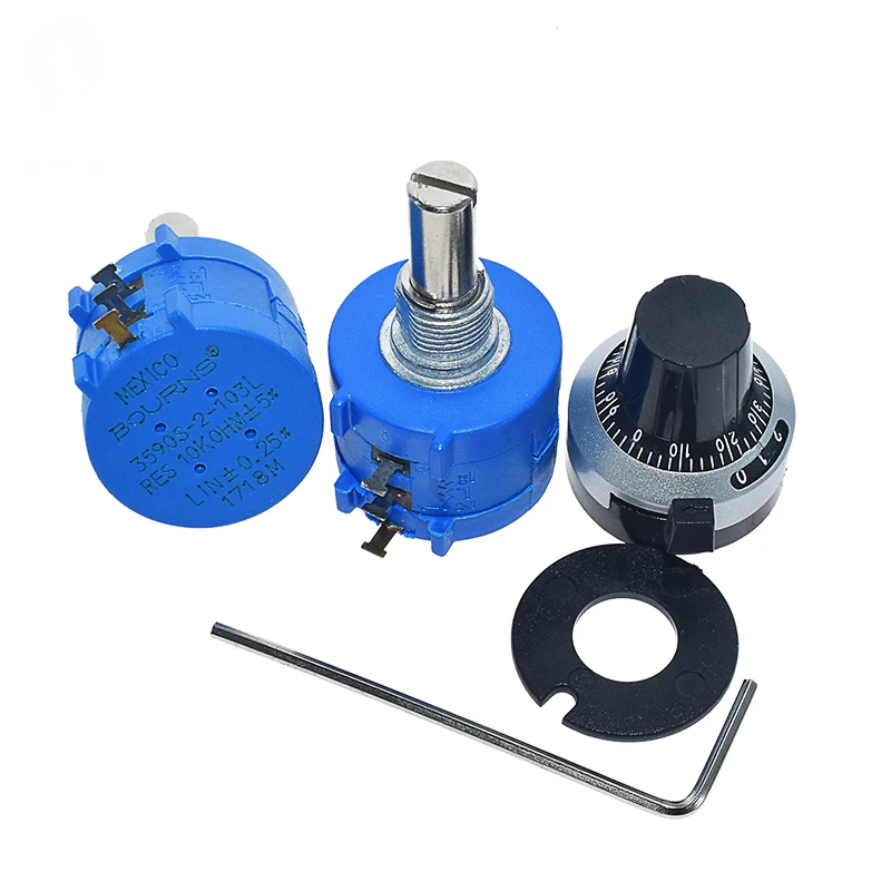 Encoder Potentiometer Knob Kit MF-A01 MF-A02 MF-A03 MF-A04 MF-A05 6MM 6.4MM 4MM bakelite Knob Cap Set for 3590S WXD3