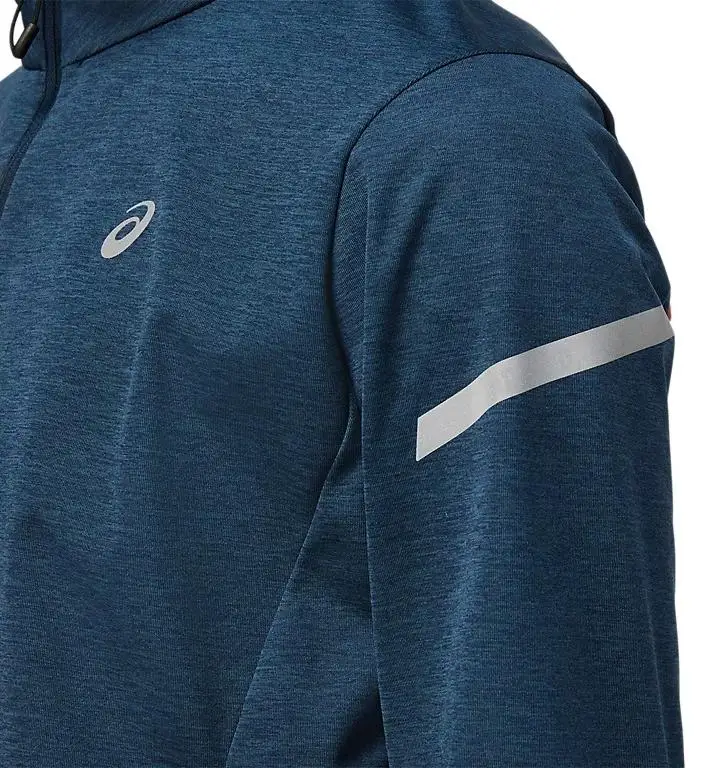 Фото Куртка беговая Asics Lite-Show Winter Jacket French Blue Heather (US) Спорт и развлечения Куртка беговая Asics Lite-Show Winter Jacket French Blue Heather (US) Спорт и развлечения