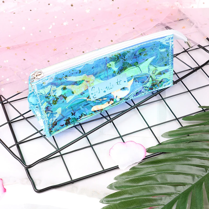 Водостойкая креативная ПВХ пластиковая крутая лазерная прозрачная блестящая