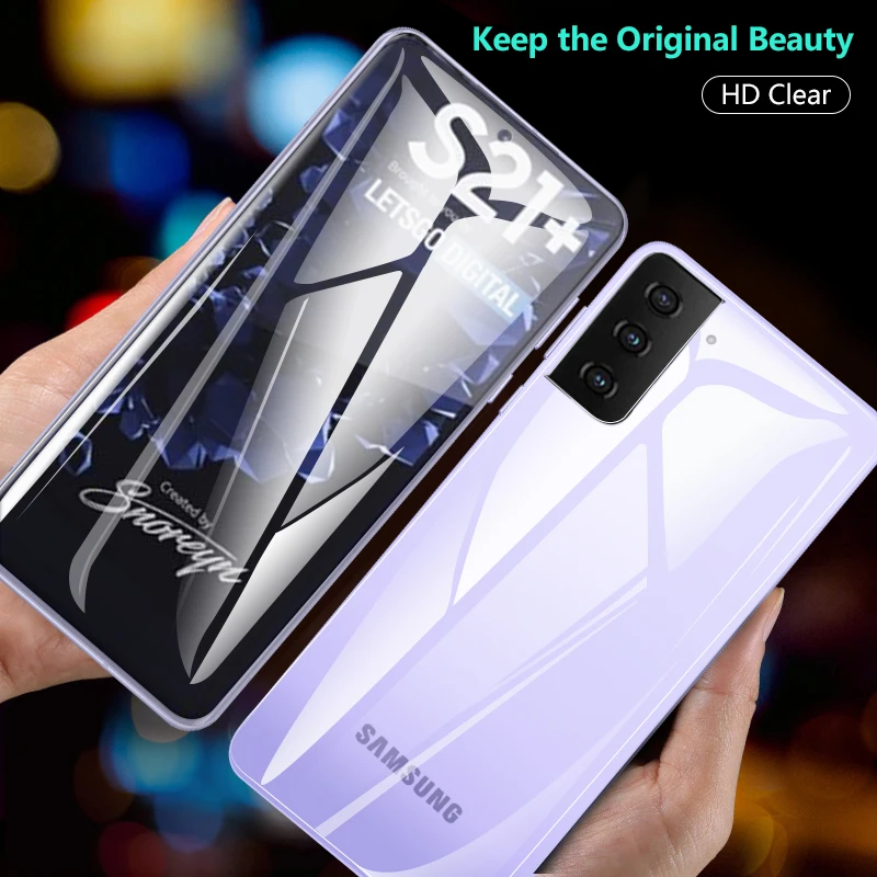 3D полный изогнутая пленка для Samsung Galaxy S21 плюс 5G протектор экрана ультра полное