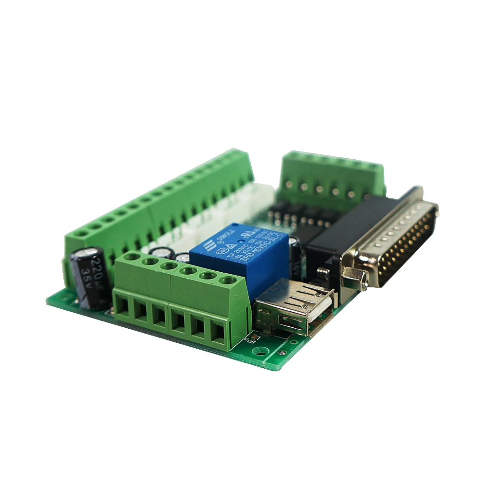 Интерфейсная плата маршрутизатора с ЧПУ MACH3 5-осевой Драйвер шагового двигателя