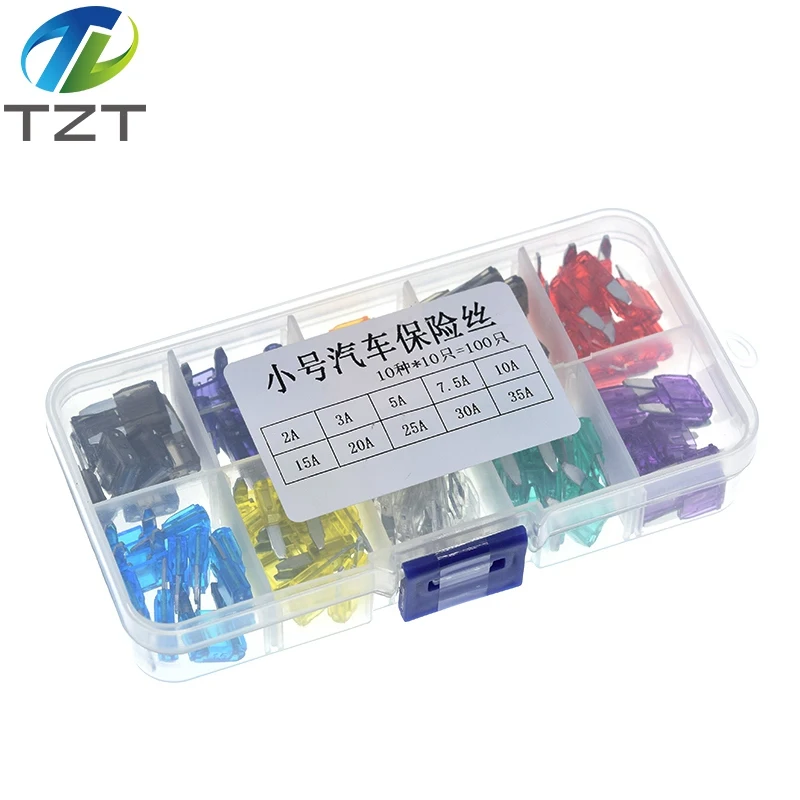 100 шт./лот автомобильный блок предохранителей среднего размера со стандартным