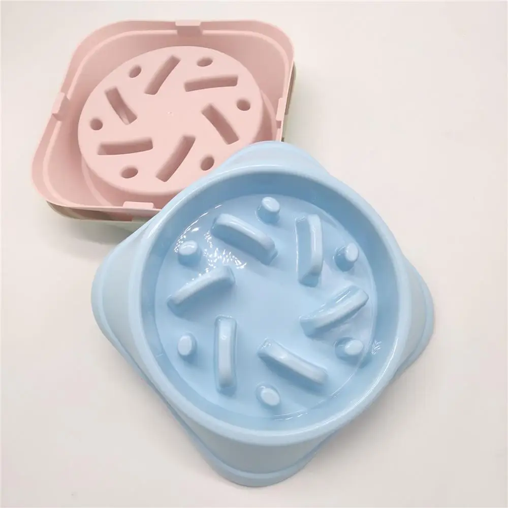 

Dish Bowl Eat Feeder To Prevent Obesity Anti-Asphyxia Puppies pet Dog Slowly Coming Down For Dog Health Supply