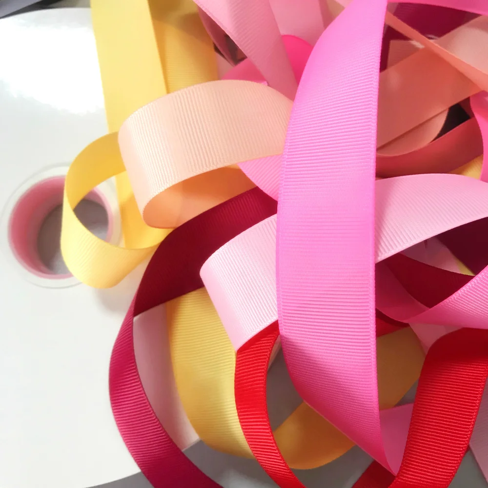 (10 ярдов/рулон) 1 &quotвысокое качество Grosgrain атласные ленты для свадьбы