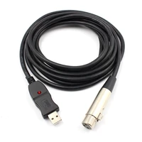 usb microphone cable 3 meter microphone cable computer usb to xlr microphone connect computer cable audio cable adapter