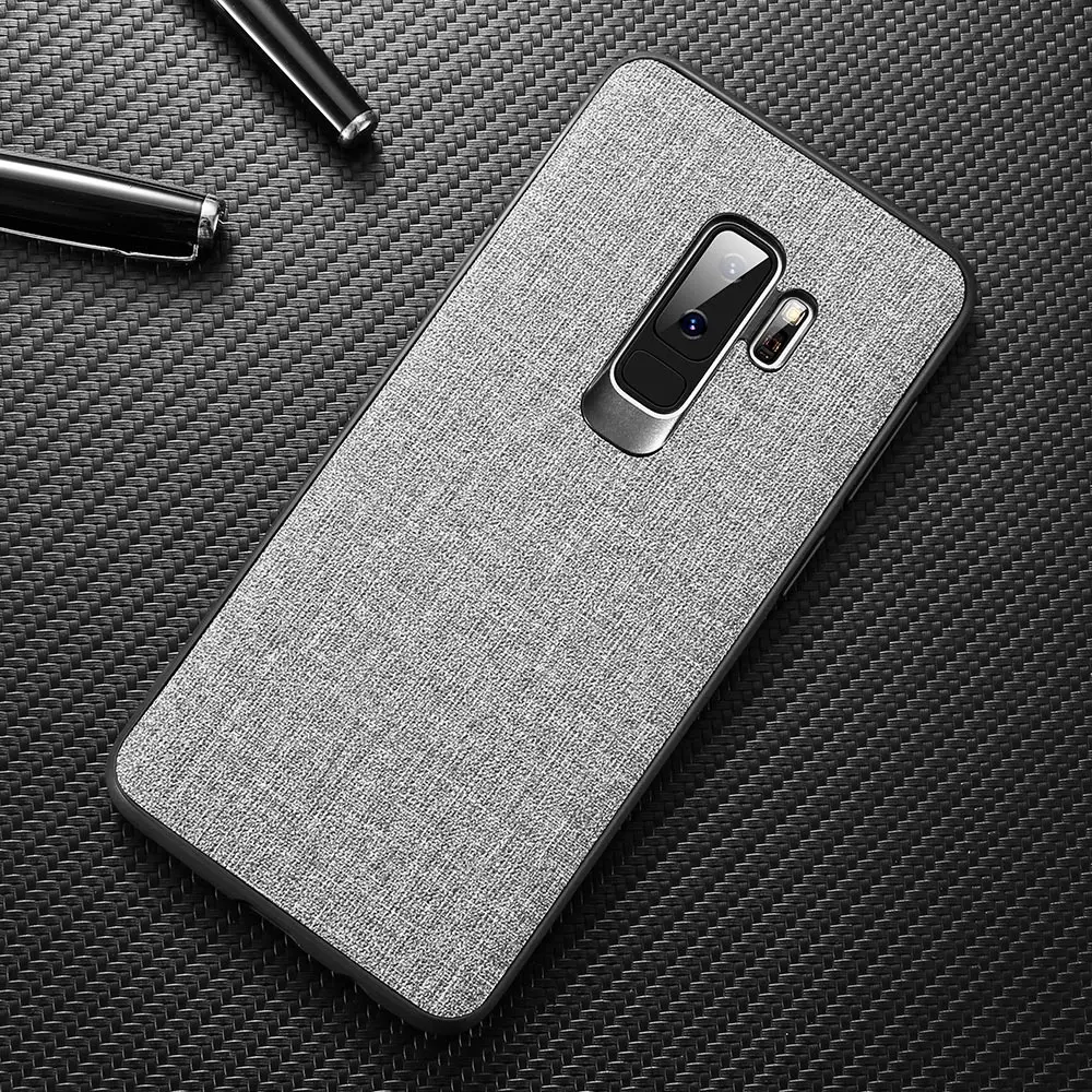 Тканевый ретро-чехол FLOVEME для Samsung S9 S8 Plus Note 8 9 деловой чехол телефона S7 Edge S10 A8 J8 2018