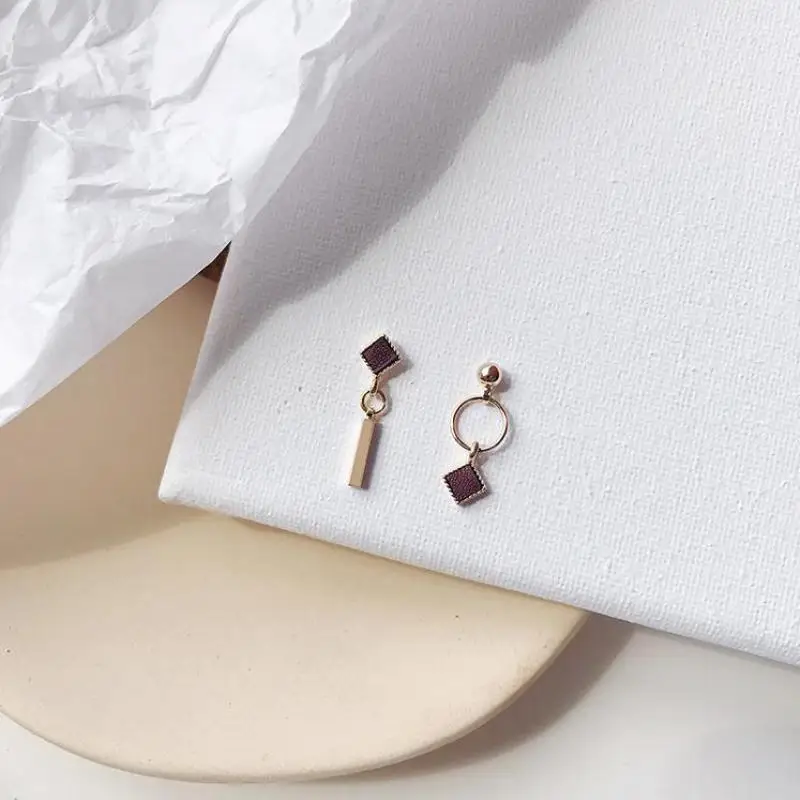 Серьги женские в хипстерском стиле маленькие серьги Корейском