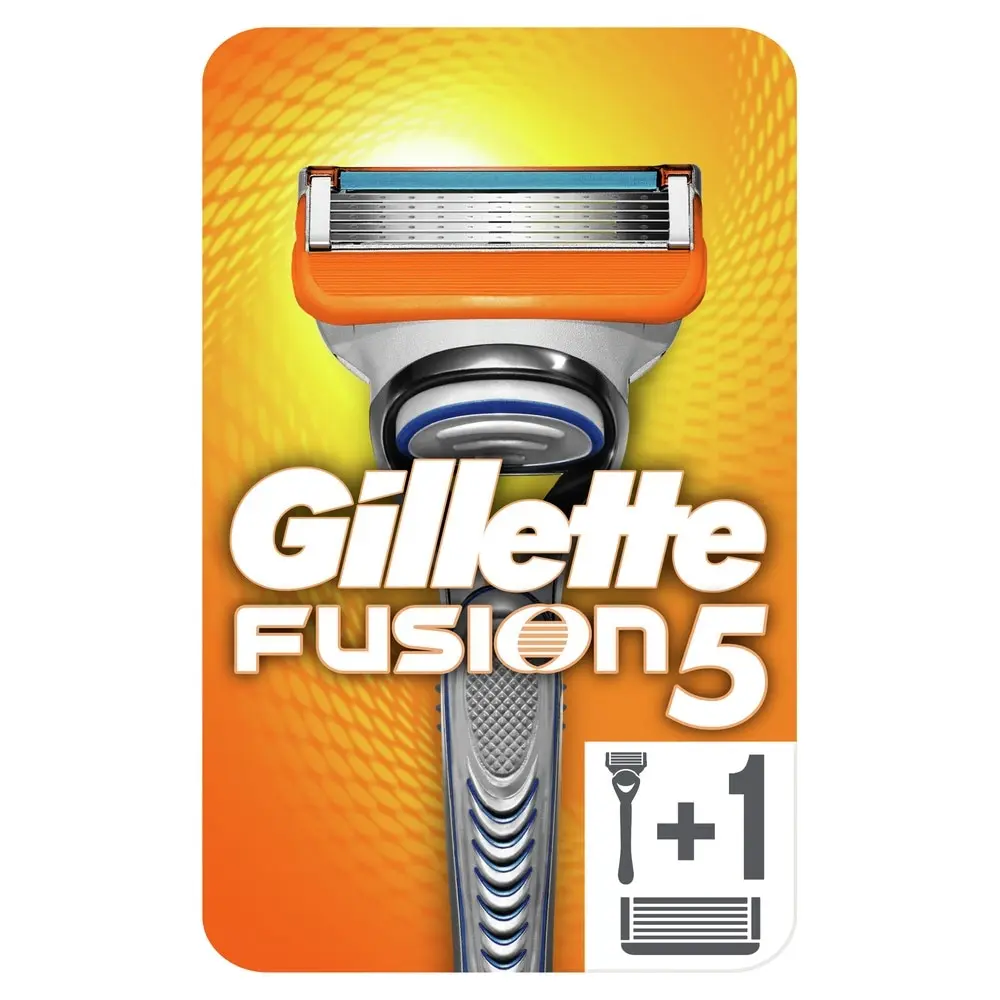 Мужская бритва Gillette Fusion 5 с 2 сменными кассетами | Красота и здоровье