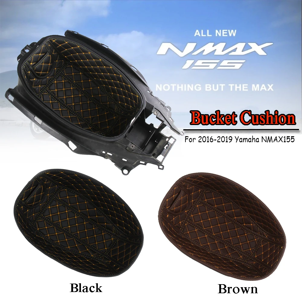 

Чехол для хранения коврика из искусственной кожи на сиденье, защитная подкладка для багажника заднего багажника для Yamaha YZF NMAX 155 NMAX155 N MAX 155 2019...