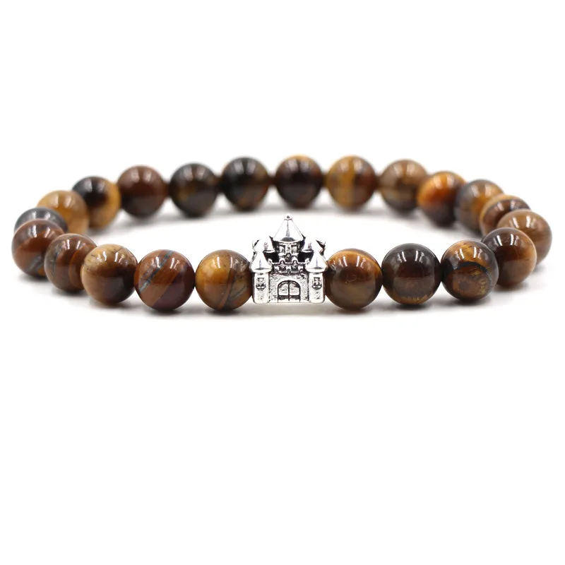 2019 Модные мужские ювелирные изделия из натурального камня очаровательные