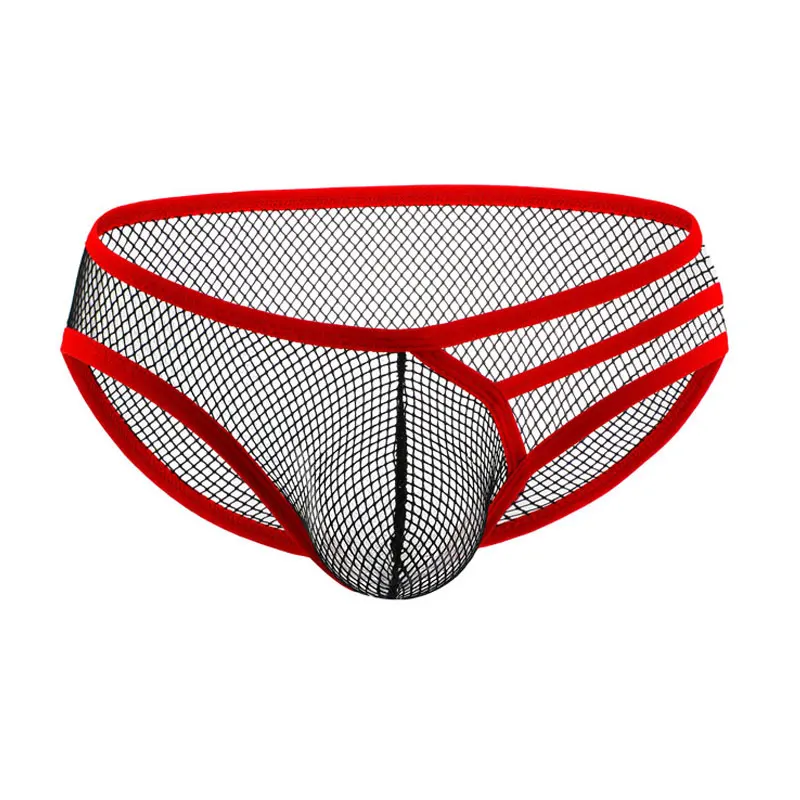 

Пикантные Для мужчин нижнее белье прозрачный Бандаж Для мужчин Трусики Для мужчин s плавки, нижнее белье трусы сетчатые прозрачные дышащие ...