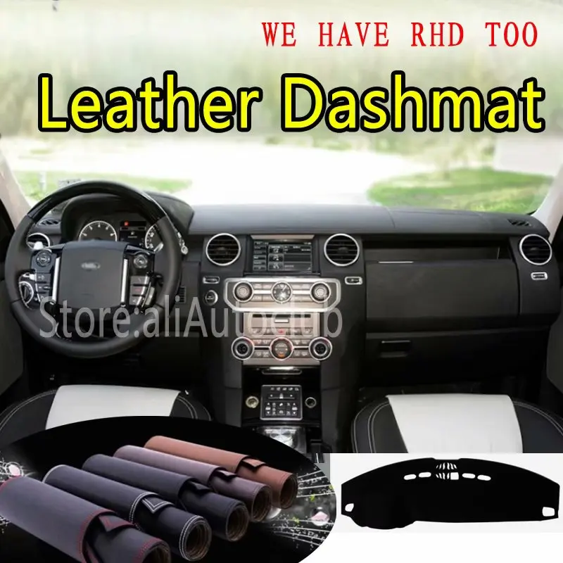 

For Land Rover Discovery LR3 LR4 2004-2016 2009 2010 2011 2012 2013 Leather Dashmat Dashboard Cover Dash Mat Sunshade Carpet