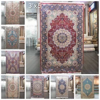 collection of 3x5ft small size handmade area rug hand knotted rug