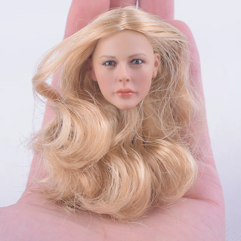 

FreeShipping KUMIK 1/6 Scale Carve Korean DIY Model Girl 13-1 Female Head Sculpture For 12 KUMIK/Jodoll /PH Action Figure Body