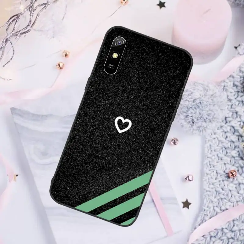 

Phone Case For Xiaomi Mi Redmi Note 7 8 9 pro 8T 9T 9S 9A 10 Lite pro love heart