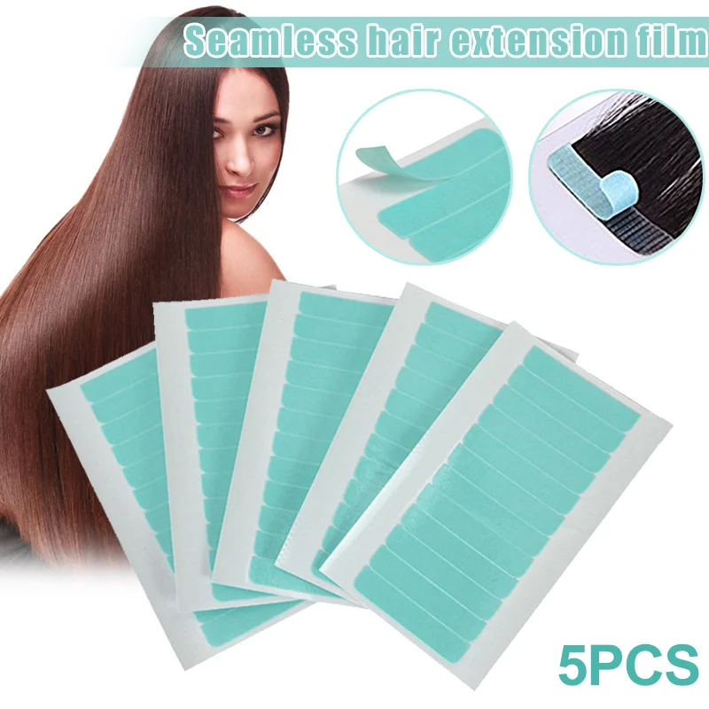 

5 Pcs Strong Double Sided Tape Adhesive Wig Hair Extensions Tape MH88