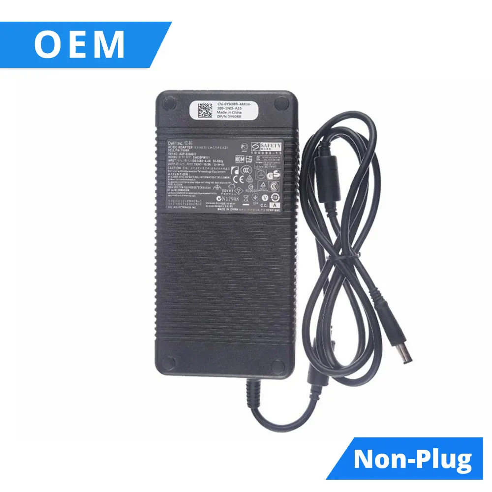 OEM-NON Plug 330 W адаптер для ноутбука для Dell Alienware M18X R1 R2 R3 17 R1 R4 R5 X51 R2 R3 Y90RR 0Y90RR ADP-330AB D вилка европейского и американского 7,4*5,0 - Цвет: OEM-NON Plug