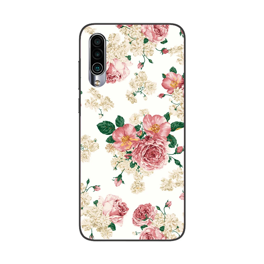 Силиконовый чехол GUCOON для Meizu 16Xs 6,2 дюймов, Мягкий защитный чехол из ТПУ для задней панели телефона, чехол-бампер с изображением волка розы