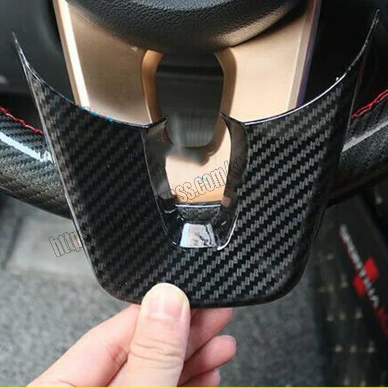 

Carbon fiber Inner Steering Wheel Decor Cover Trim For Kia Optima K5 2016-2020