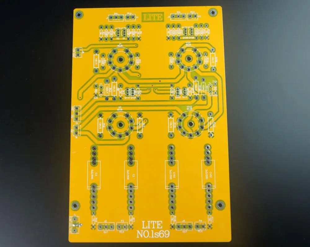 

LS69 full balance before tube amplifier PCB bare board 6922 x4