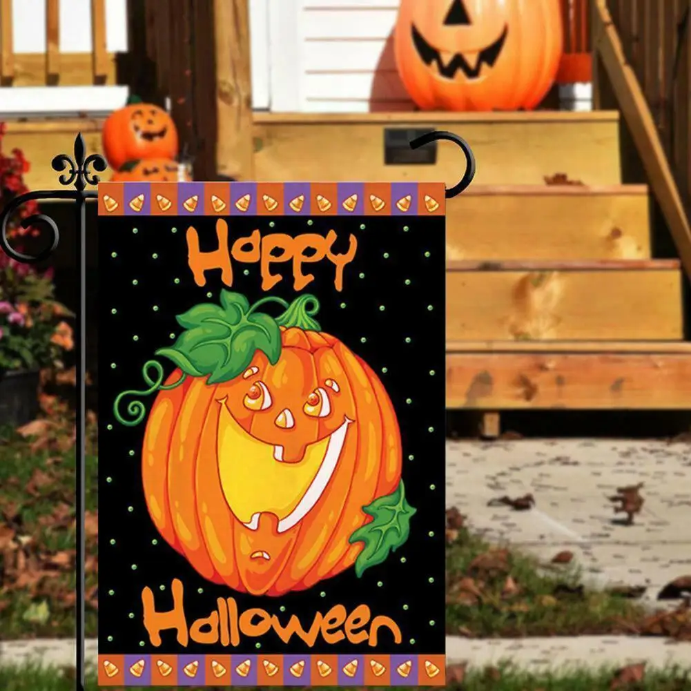 

Узор тыквы нежный Хэллоуин Подсолнух праздничный баннер садовый декор