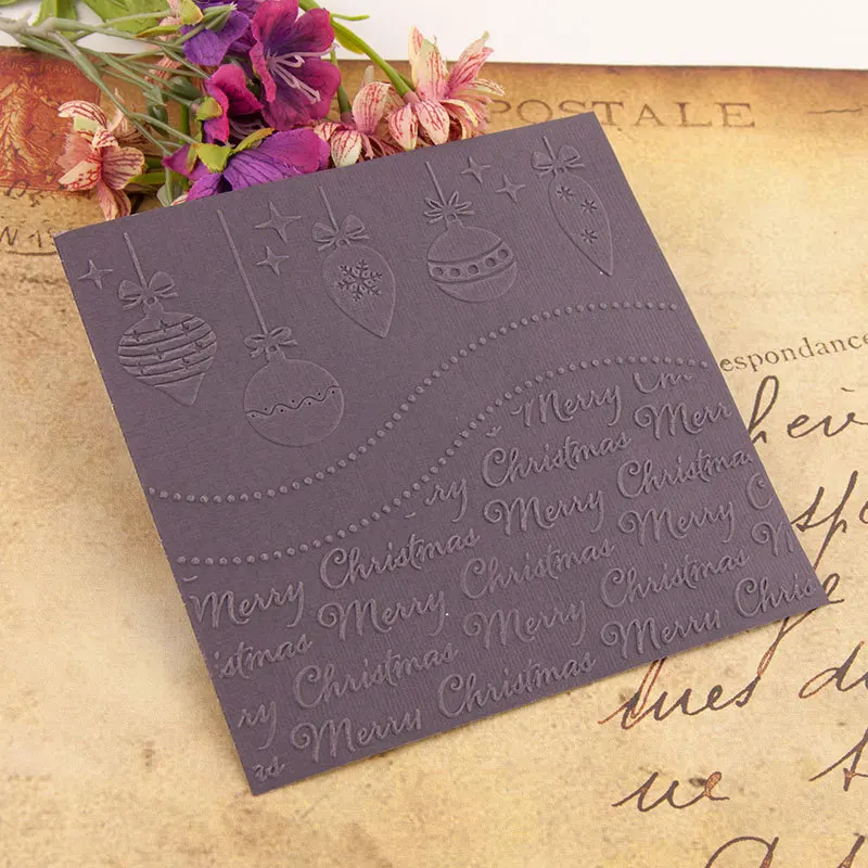 Рождественские украшения пластиковые папки для тиснения поделок скрапбукинга