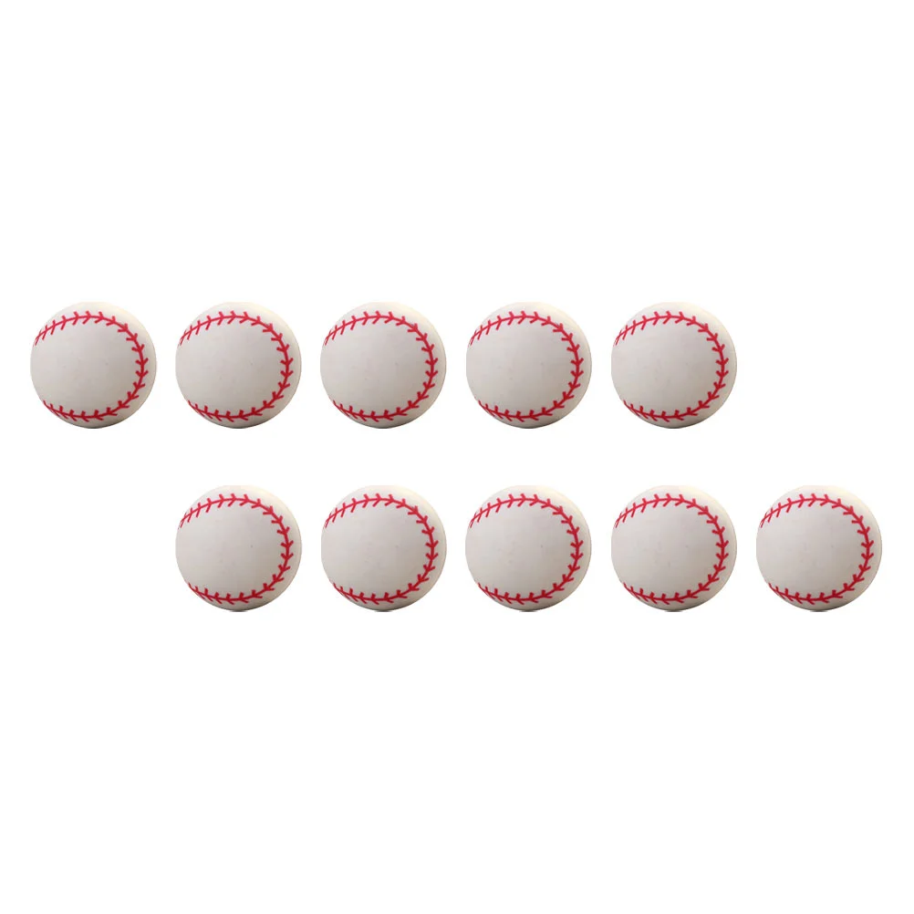 

20Pcs Bounce Balls Baseball Pattern Bouncy Balls Creative Jumping Balls