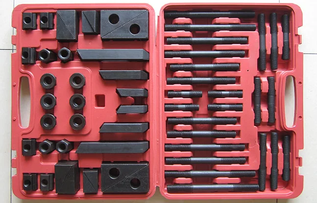 Закалка качество фрезерный станок зажимной набор M8 58 шт мельница зажим тиски