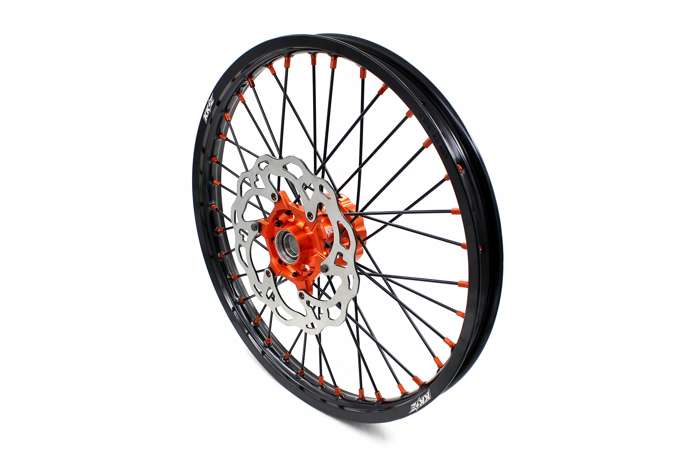 KKE 21 & 19 МХ колесные диски набор для SX F XC W 125 530 2003 2021 черный луч диски|motorcycle wheel rim|rims