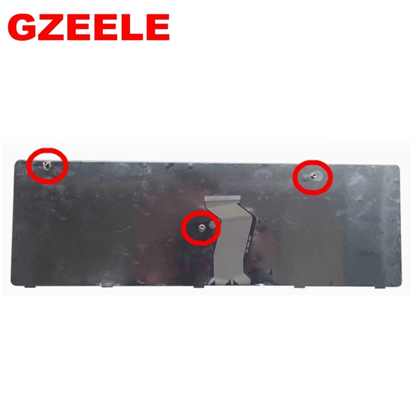 Русская клавиатура для ноутбука LENOVO G580 Z580A G585 Z585 G590 Z580 MP-10A33SU-686CW RU Ноутбук Замена с рамкой черный