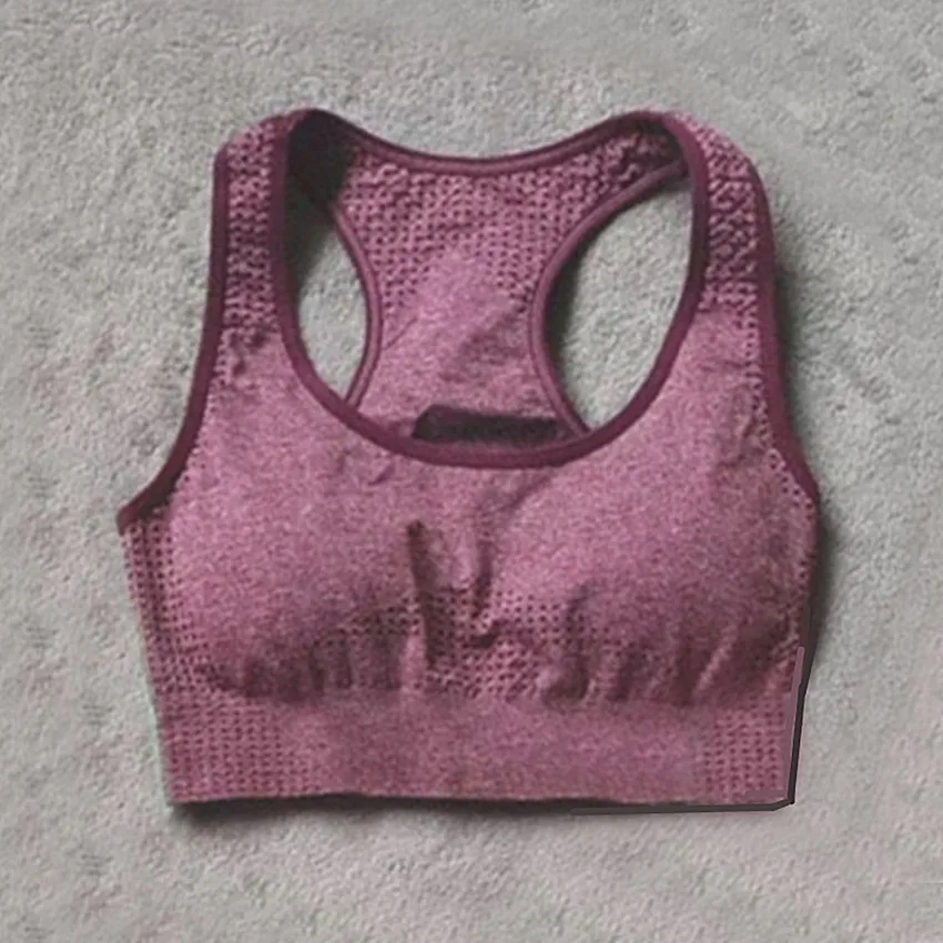 CB1063 wine bra Новинка, 9 цветов, набор для йоги, Vital, бесшовные леггинсы, спортивный бюстгальтер+ женские леггинсы для бега, спортзала, высокая талия, спортивный костюм для фитнеса - Цвет: CB1063 wine bra