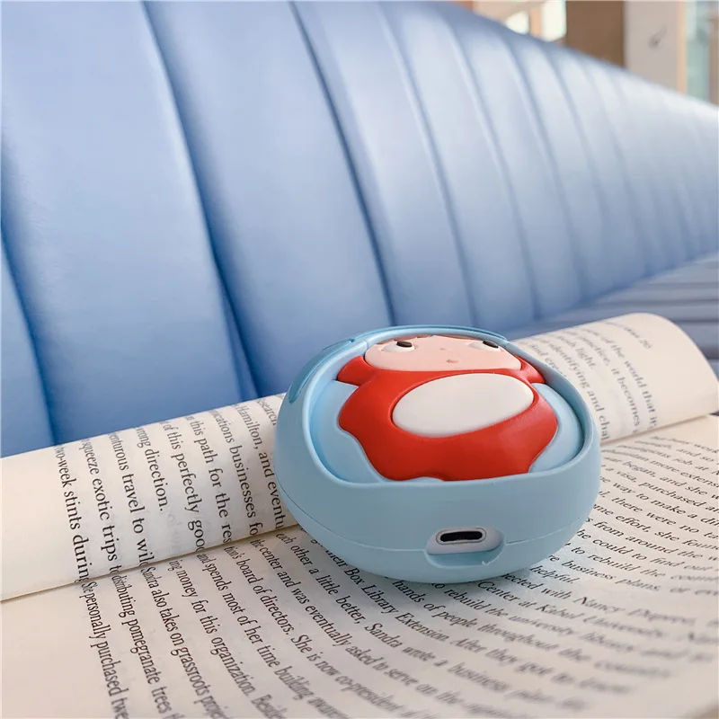 Чехол для Аксессуары Airpods наушники Bluetooth чехол 2 Защитная крышка милый
