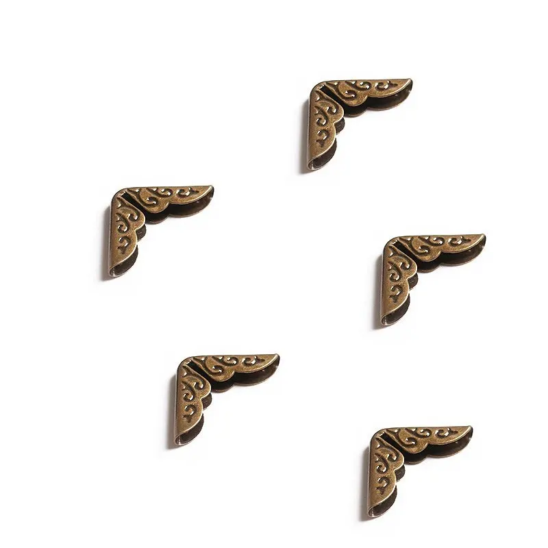 4 шт. практичные металлические уголки для книг бронзовые золотые защитные папки