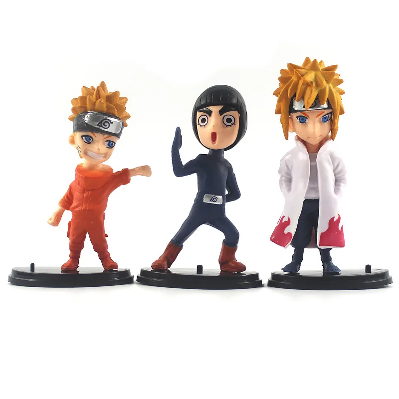 Экшн фигурки из японского аниме Kakashi Sakura Sasuke Itachi Obito Gaara виниловые Подарочные