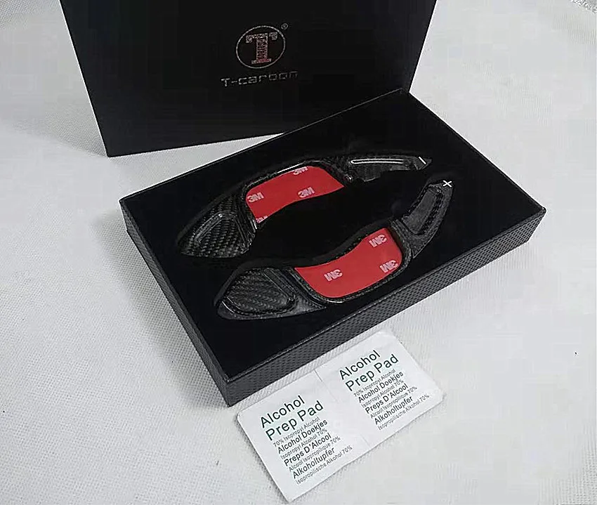 Карбоновые рычаги переключения передач DSG на руль для RS Octavia Rs 2018 Рычажные коробки