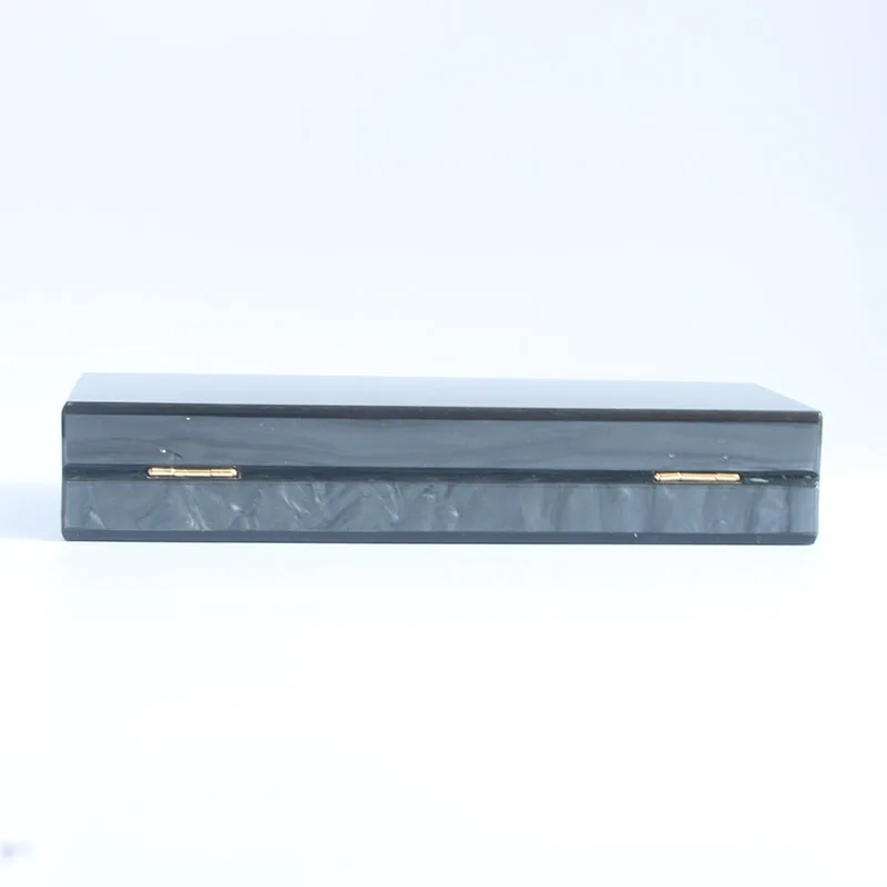 Жемчужные черные длинные женские модные акриловые сумки через плечо с маленьким