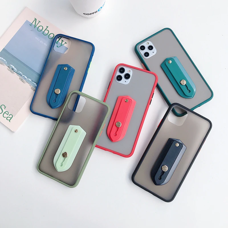 

Матовый Бампер, ремешок на запястье для OnePlus 9 8 7 7T Pro 8T One Plus 6T 9R, мягкий силиконовый прозрачный чехол из ТПУ для OnePlus 9 Etui