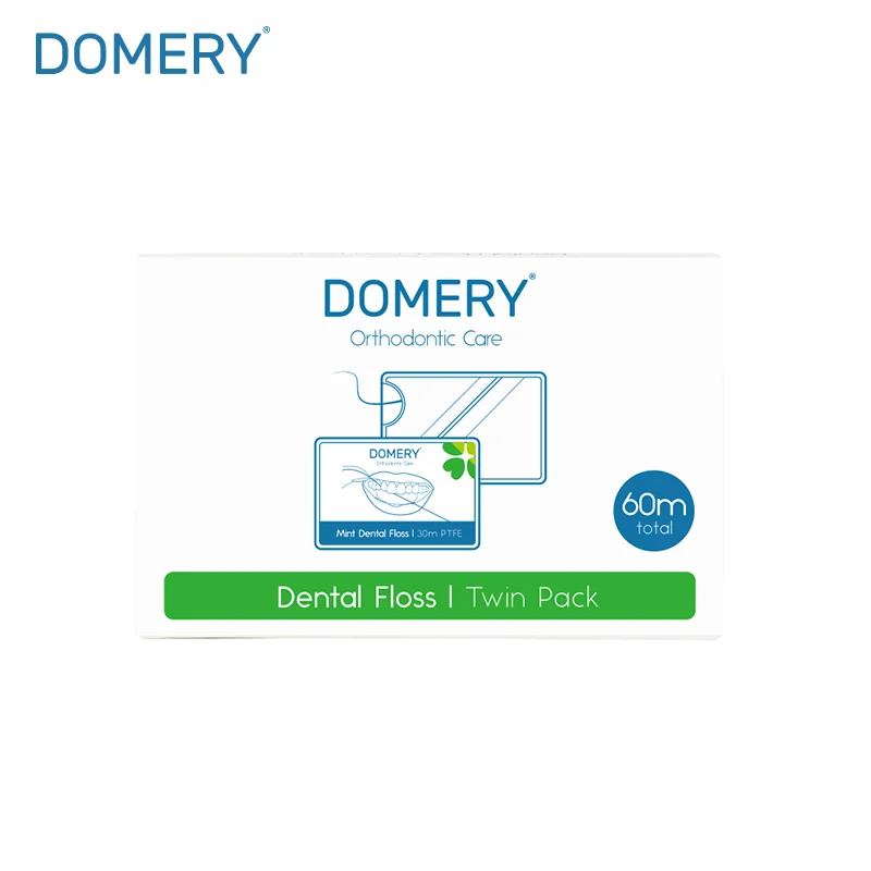 Зубная нить DOMERY зубная типа кредитной карта с зеркалом для чистки полости рта 2
