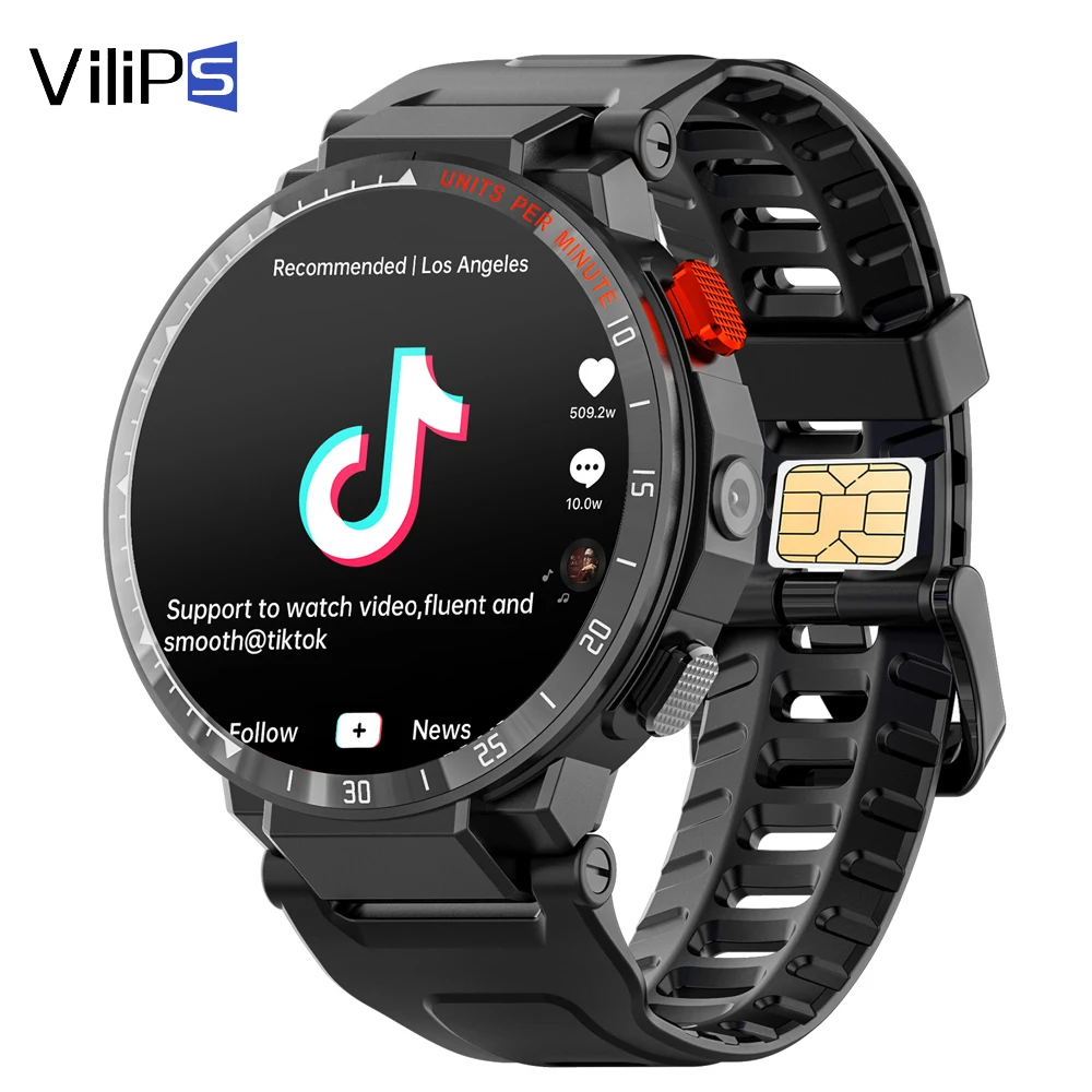 Смарт часы Vilips с поддержкой Android 7 1 Wi Fi 4G 6 дюйма|Смарт-часы| |